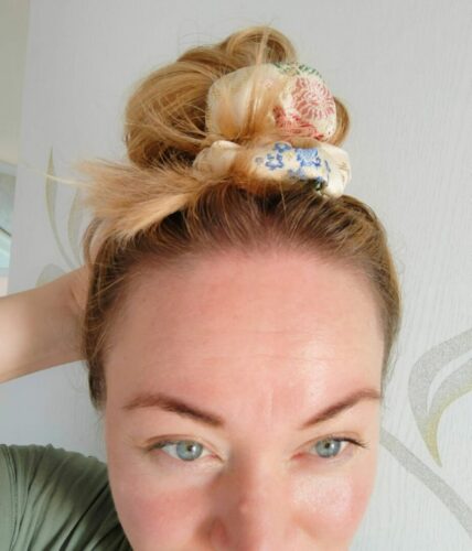 Scrunchie broccato sardo versione beige photo review