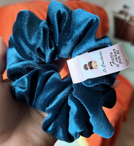 scrunchie petrolio velvet photo review