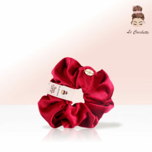 Scrunchie fragola velvet